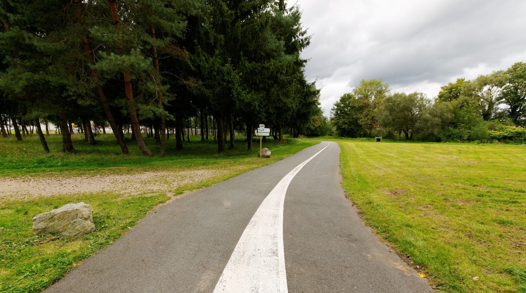 This file was uploaded with Commonist. La liaison cyclable FrancoVéloSuisse à Danjoutin.