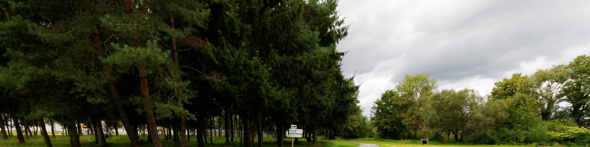 This file was uploaded with Commonist. La liaison cyclable FrancoVéloSuisse à Danjoutin.