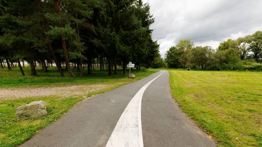 This file was uploaded with Commonist. La liaison cyclable FrancoVéloSuisse à Danjoutin.