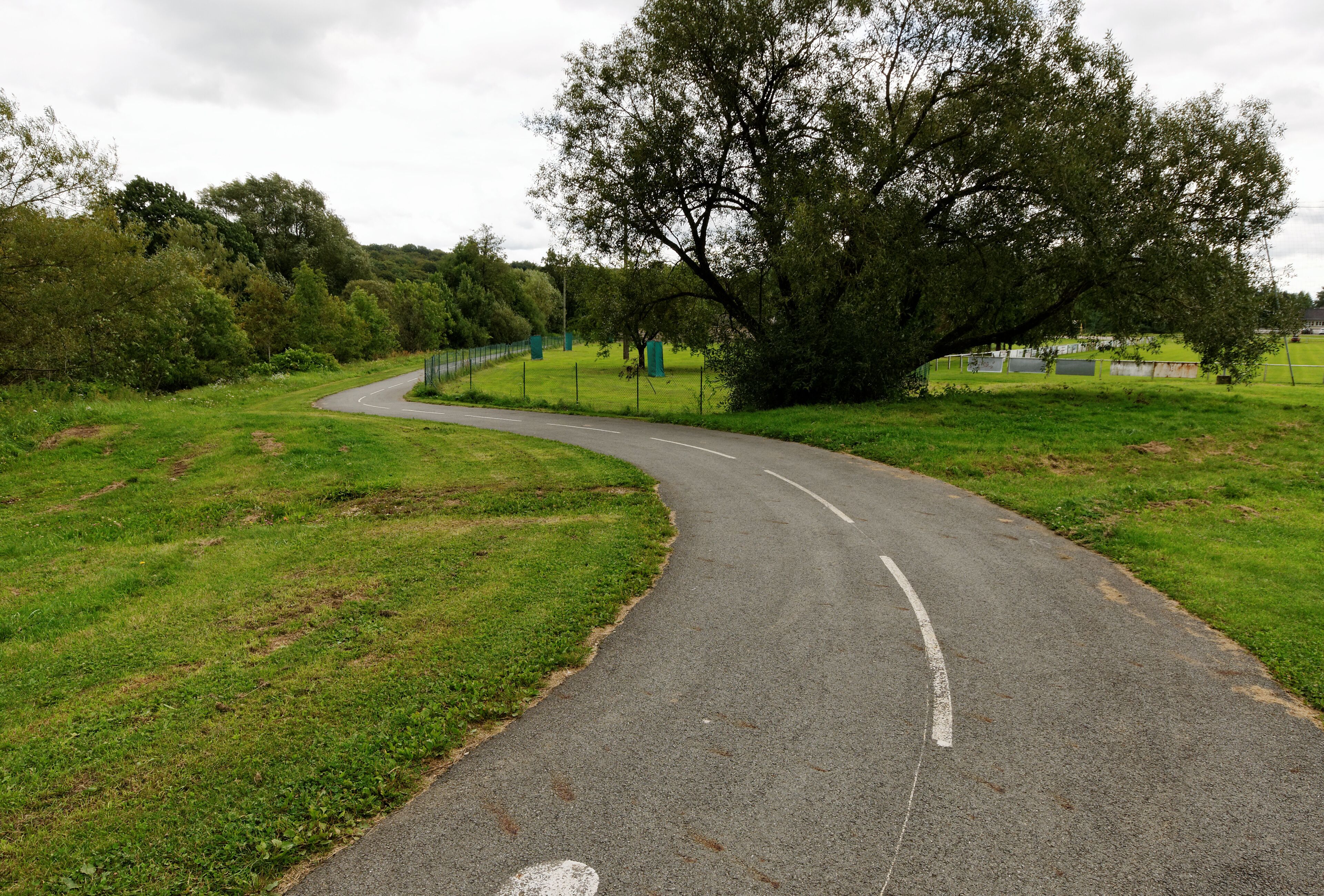 This file was uploaded with Commonist. La liaison cyclable FrancoVéloSuisse à Danjoutin.