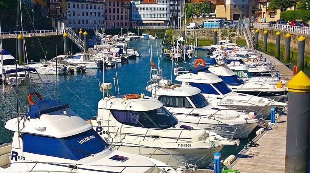 The town of Llanes, Northern Spain. On the Camino del Norde.