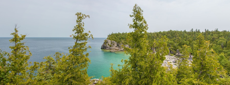 Coastline at Bruce Peninsula National Park Ontario Canada