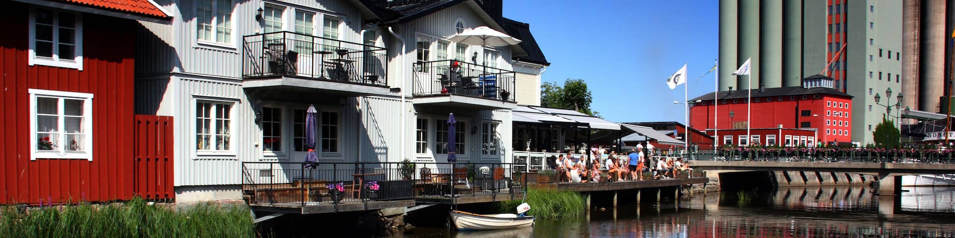 Norrtälje ån i Norrtälje vid Åtellet Hotell.