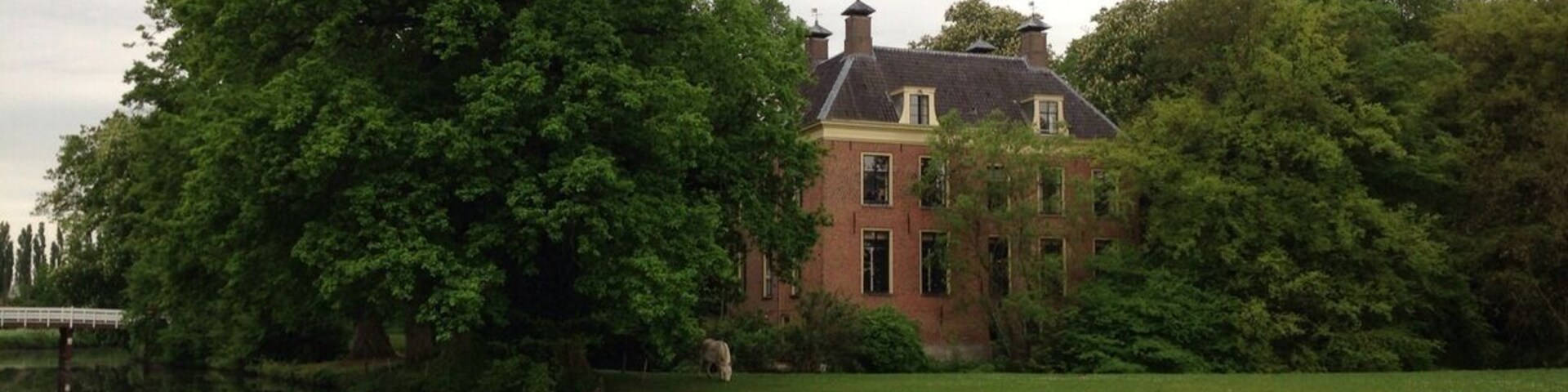 Believe it or not, this is a youth hostel. And it is not even the front entrance, which is even nicer. Makes you wonder what a four star hotel would look like. Great surroundings for cycling and canoeing. Do mind the donkeys when you walk around the grounds. http://www.stayokay.com/nl/hostel/utrecht-bunnik