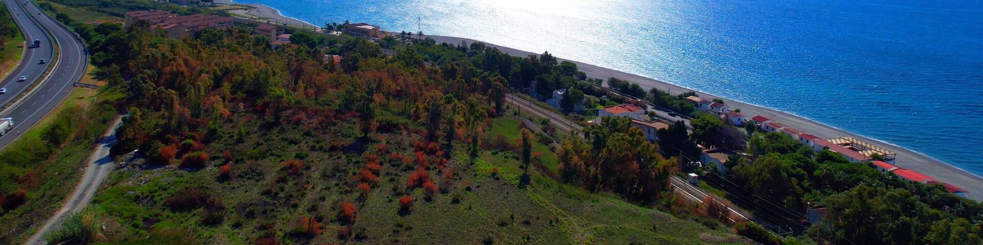 Falerna - Italy - Calabria - Aerial view of the coast