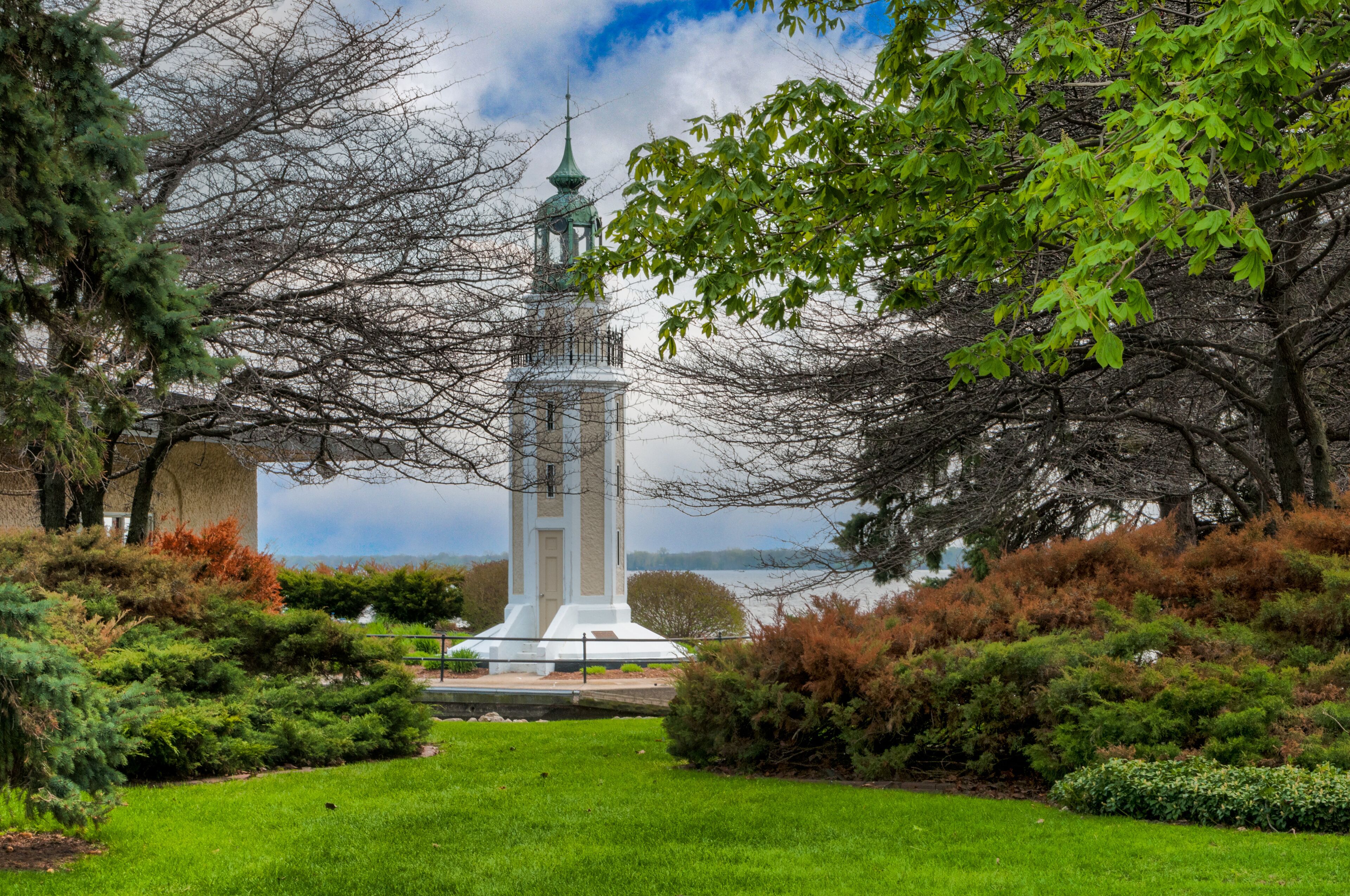 Bray's Point Lighthouse In Oshkosh, Wisconsin
