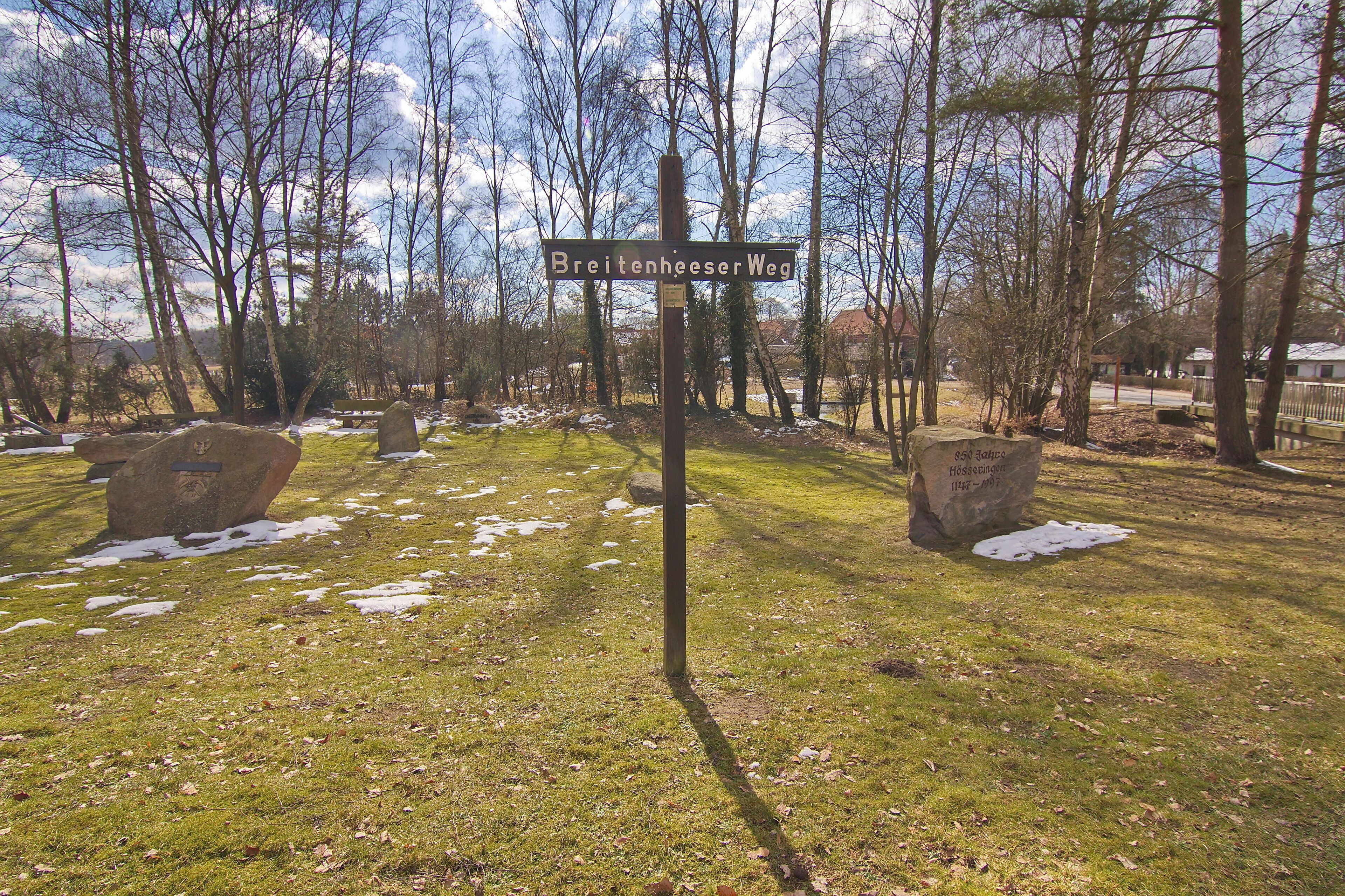 Ortsblick in Hösseringen (Suderburg), Niedersachsen, Deutschland
