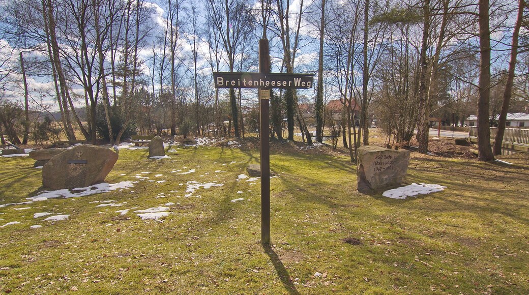 Ortsblick in Hösseringen (Suderburg), Niedersachsen, Deutschland