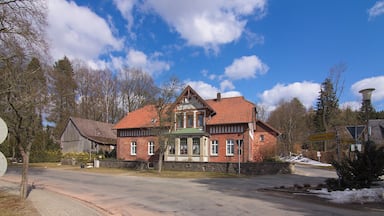 Ortsblick in Hösseringen (Suderburg), Niedersachsen, Deutschland