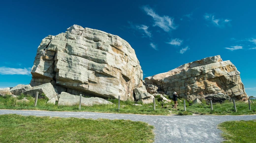 Big Rock (aka Okotoks Erratic or, by the Blackfoot Indians, as Okotok) is a 16,500-tonne (18,200-ton) boulder that is about the size of a two-story house and lies to the south and west of Okotoks, AB.