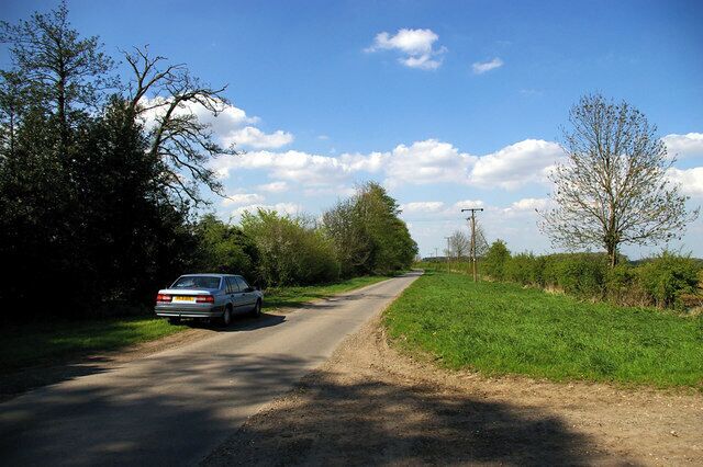 Near Melton High Wood. Picture taken looking approx. North along the Melton Ross to Burnham road.