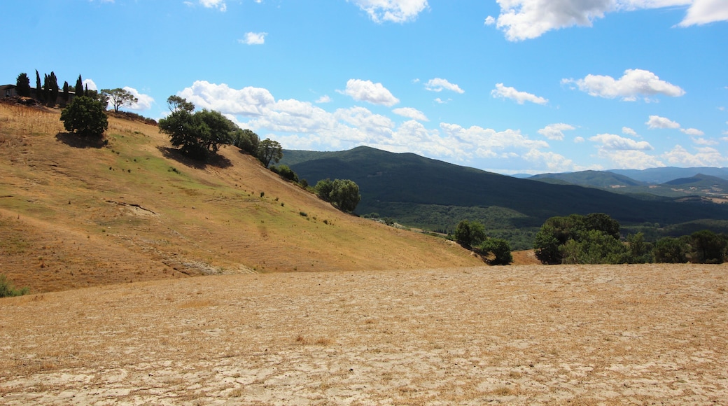 Landscape southeast of Volterra, Province of Pisa, Tuscany, Italy