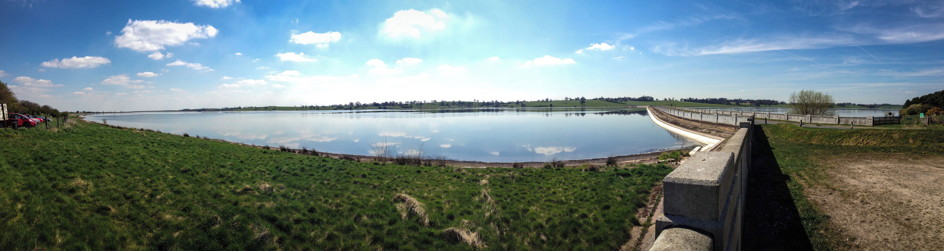 Blithfield Reservoir near Rugeley in Staffordshire on a perfect summer's day.