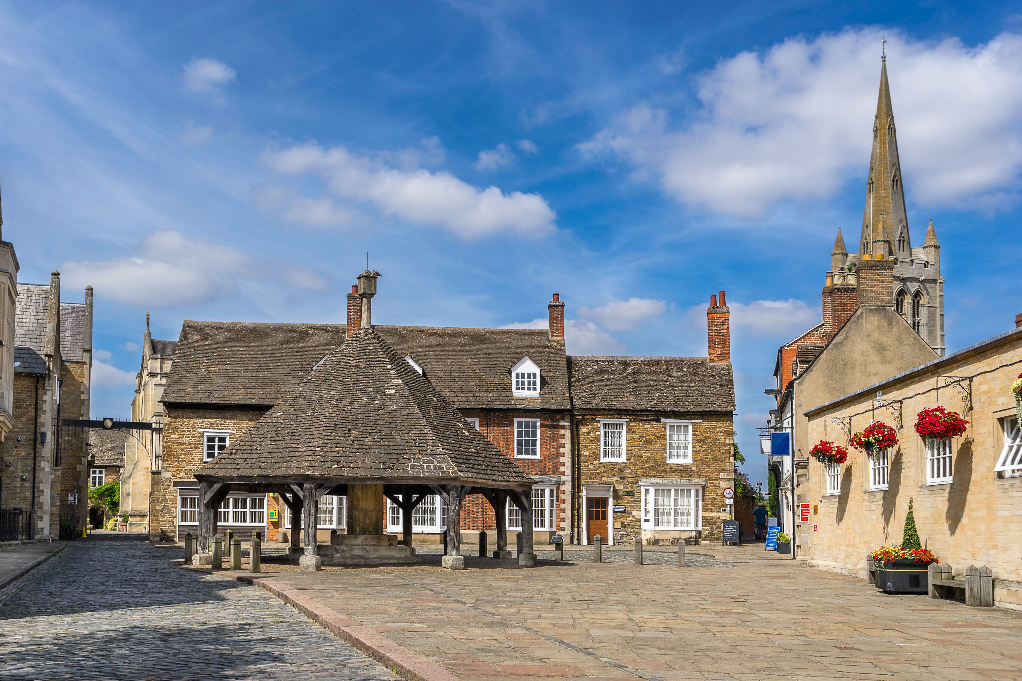 Buttercross  in the town of Oakham in Rutland, Shutterstock ID 470078312, SF SSA Case with Manager Approval: Case 07151371, Job: Prepay credit, Client/Licensee: , Other: