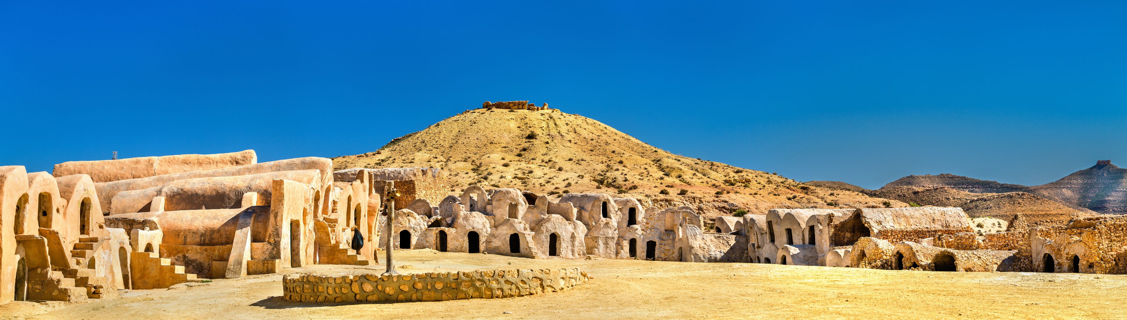 Ksar Hallouf, a fortified village in the Medenine Governorate, Southern Tunisia