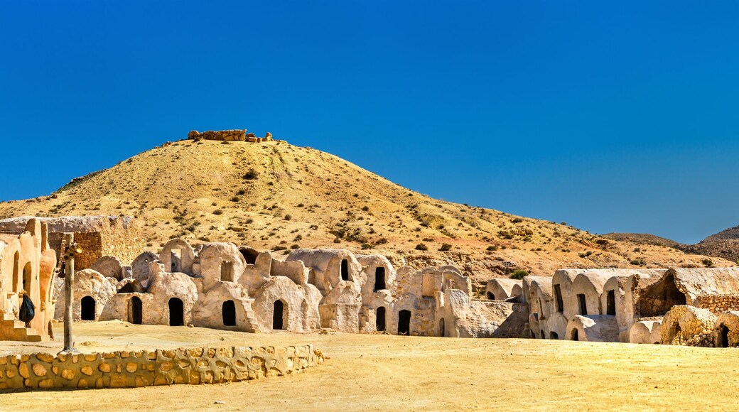 Ksar Hallouf, a fortified village in the Medenine Governorate, Southern Tunisia
