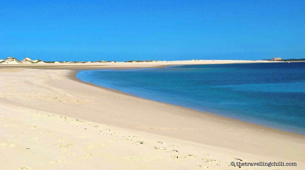 The Bazaruto Archipelago in Mozambique consists out of 5 idyllic islands, all with white sandy beaches. It's a perfect place to relax, diving, snorkelling or swimming. It's definitely one of the natural wonders of Southern Africa. Read more here --> http://www.thetravellingchilli.com/7-natural-wonders-of-southern-africa/