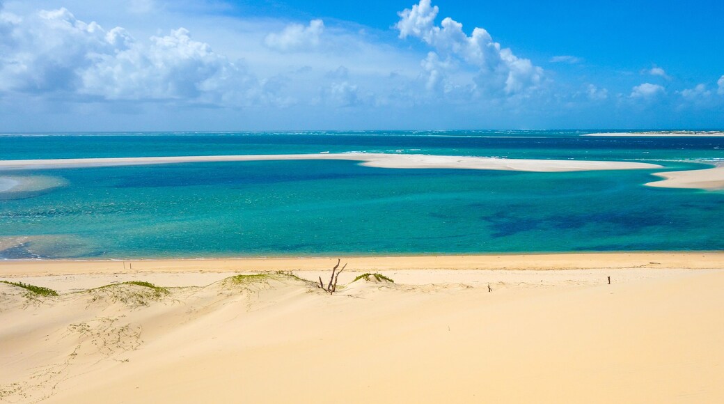 Bazaruto island with sand dunes