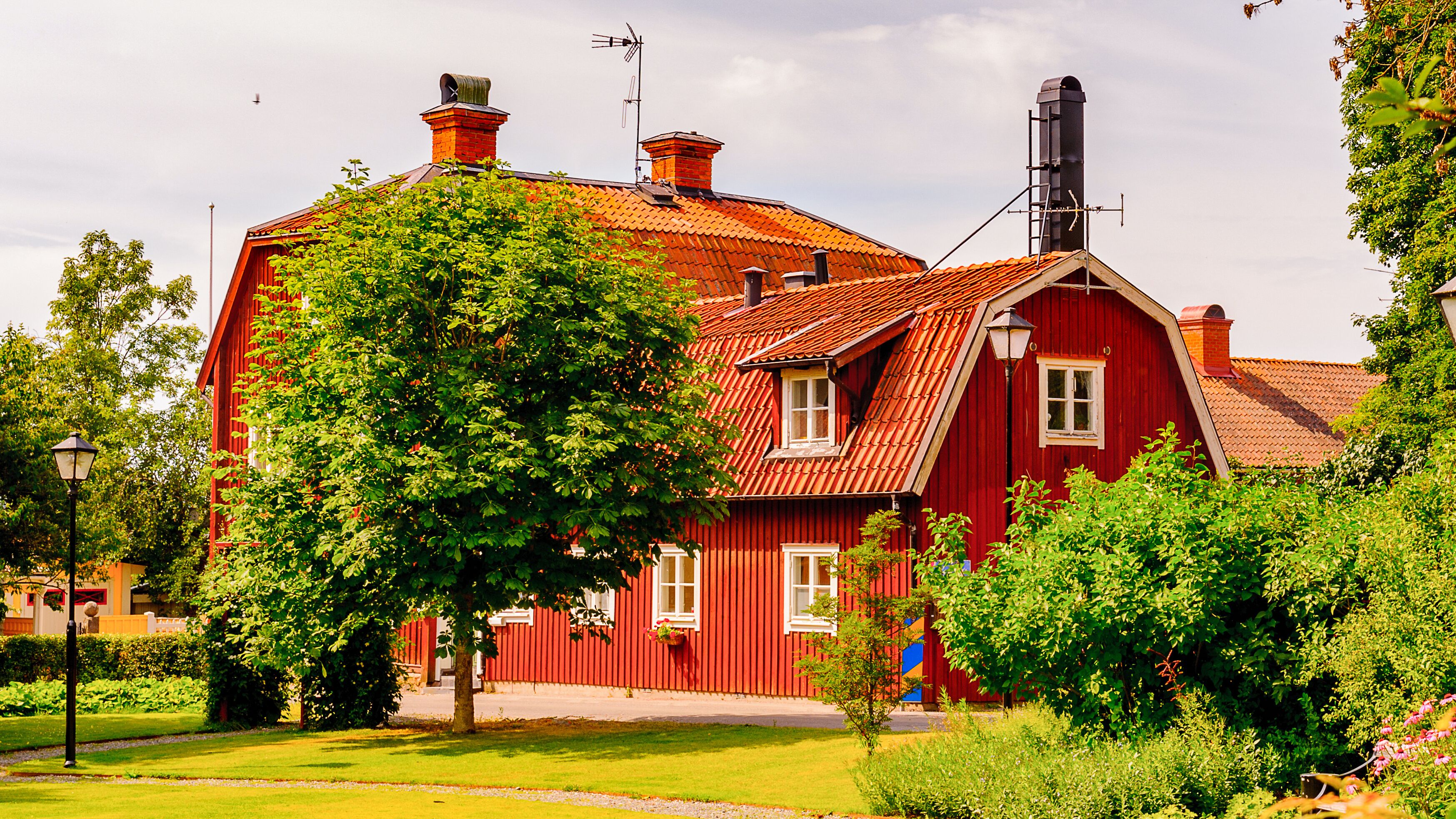 Architecture of Sweden in a small town
