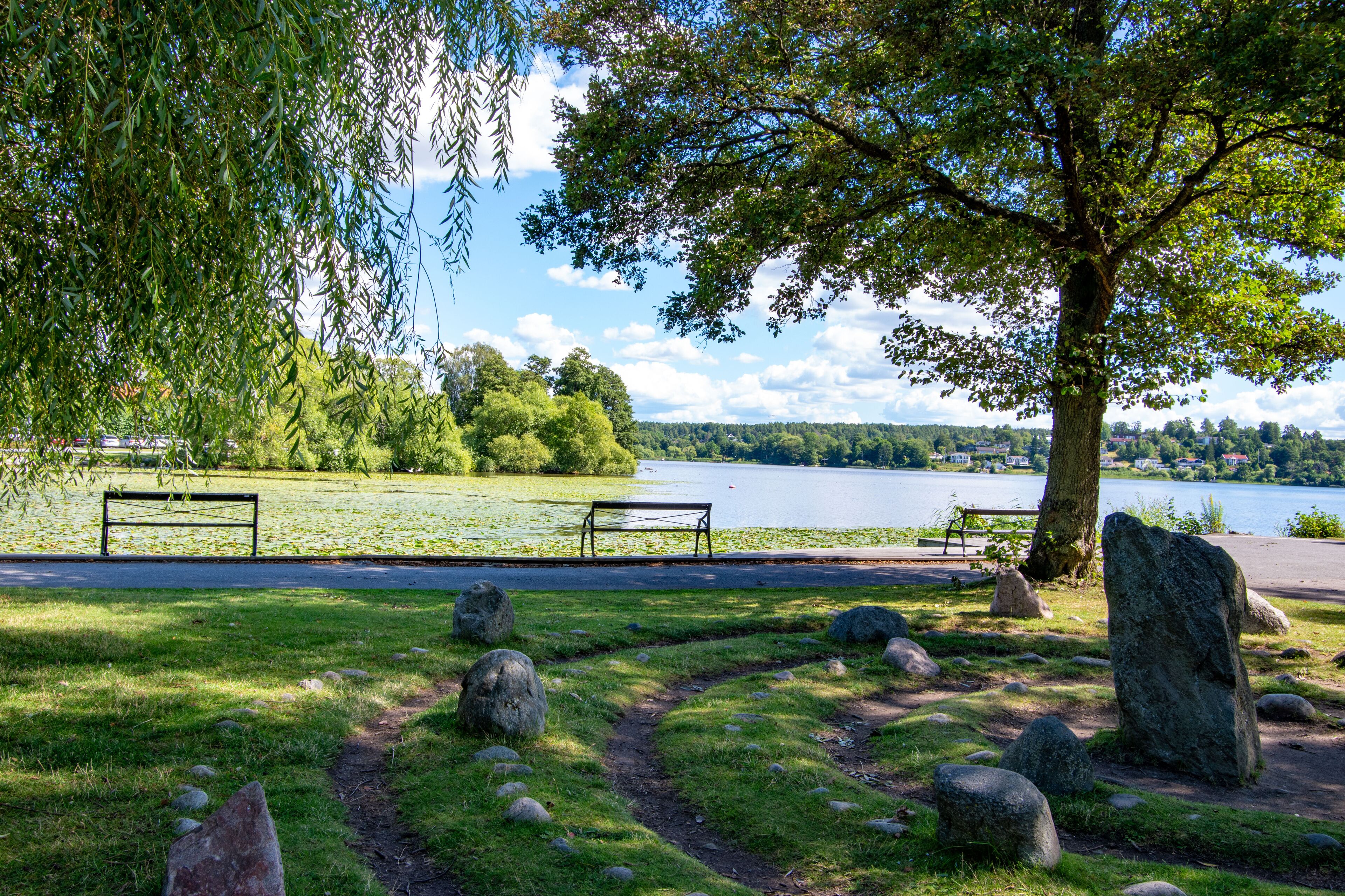 A summer day in the village of Sigtuna, Sweden
