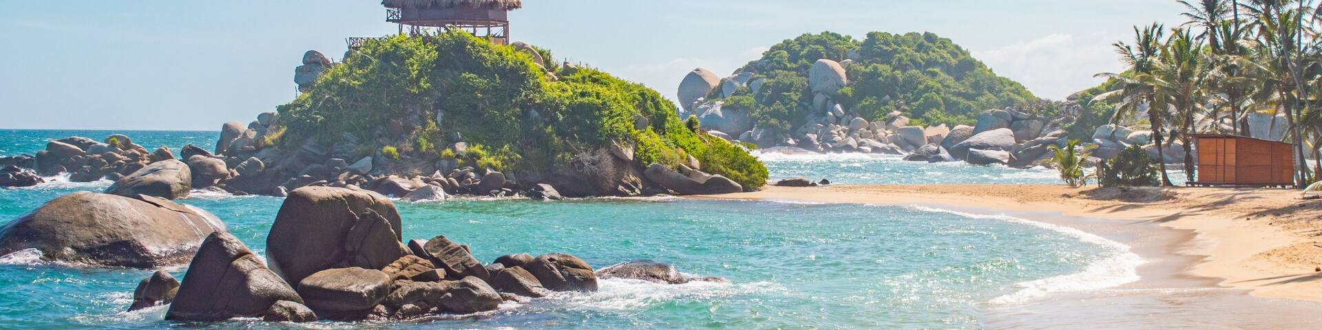 Stunning Coastal Scene at Tayrona National Natural Park, Santa Marta, Magdalena, Colombia