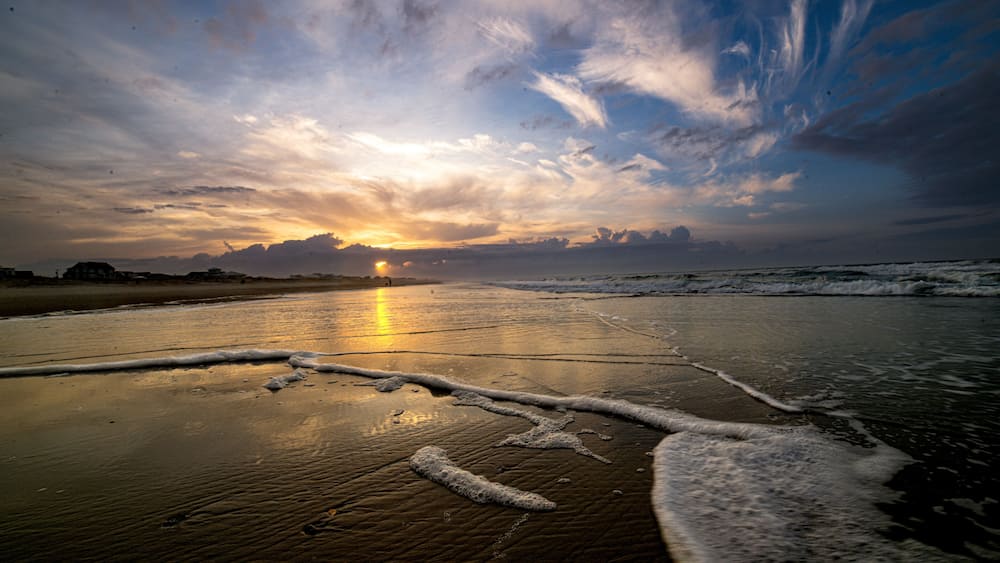 sunrise on the beach