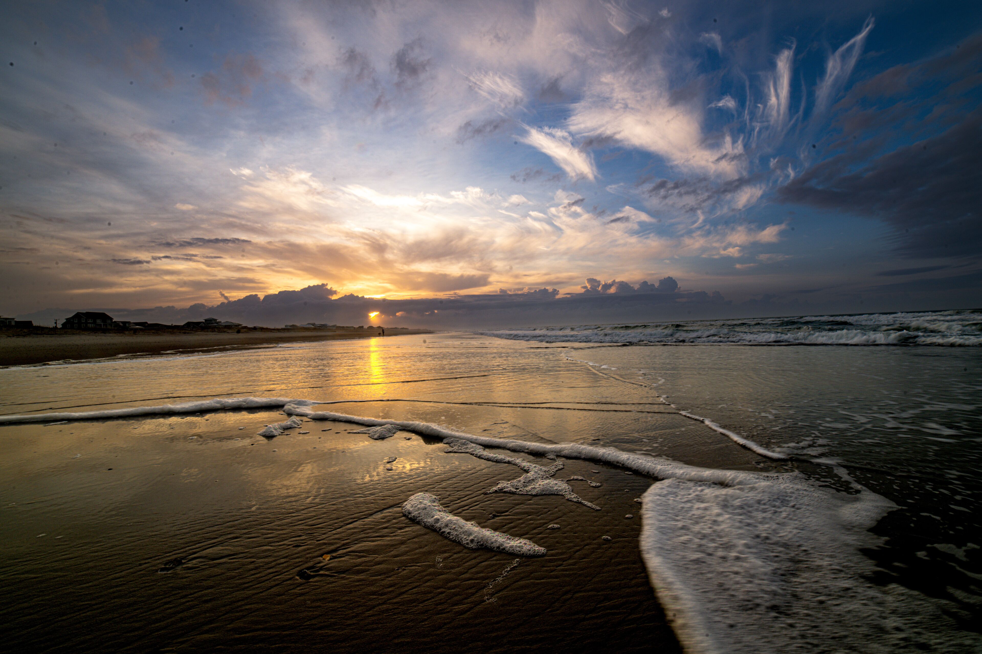 sunrise on the beach 