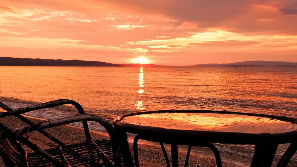 Aegean Sea at sunrise