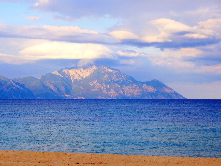 his Majesty mount Athos.
Mount Athos is a mountain and peninsula in northern Greece and an important centre of eastern orthodox monasticism. It is governed as an autonomous polity within the Greek Republic under the official name Autonomous Monastic State of the Holy Mountain. Mount Athos is home to 20 monasteries under the direct jurisdiction of the Ecumenical Patriarch of Constantinople.
#blue