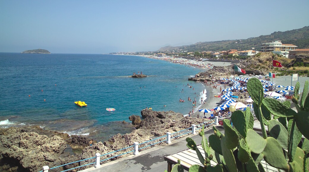 Diamante, Calabria, Italy. Beaches "Spiaggia piccola" and "Spiaggia grande".