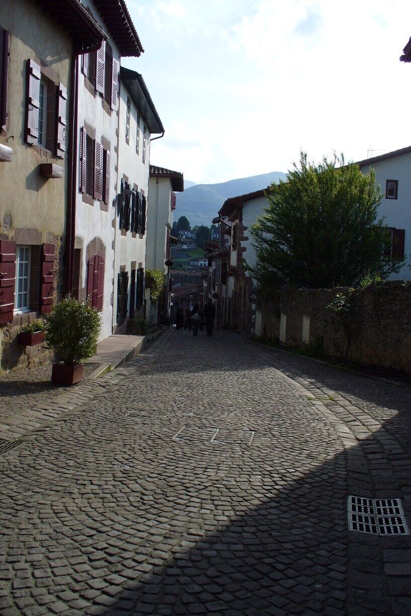The start of my Camino in St Jean. 
