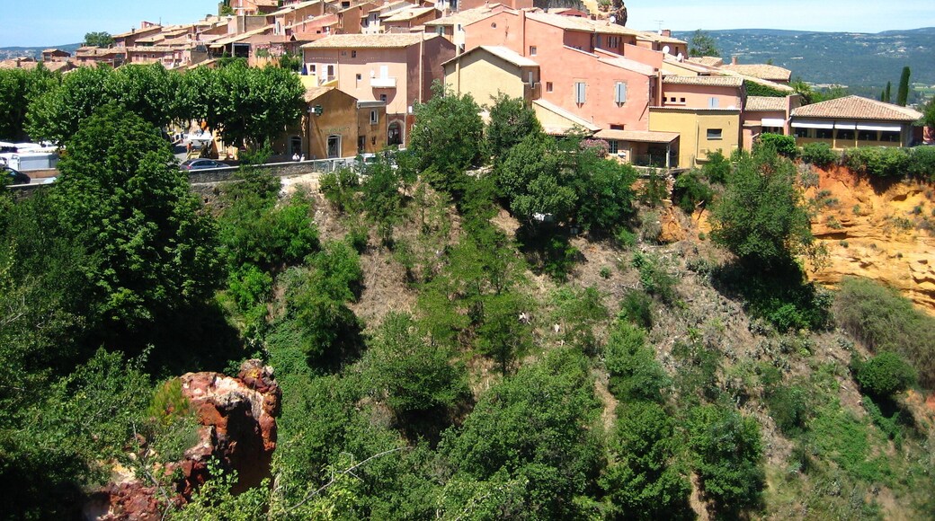 Hilltop town of Roussillon, Provence, France
