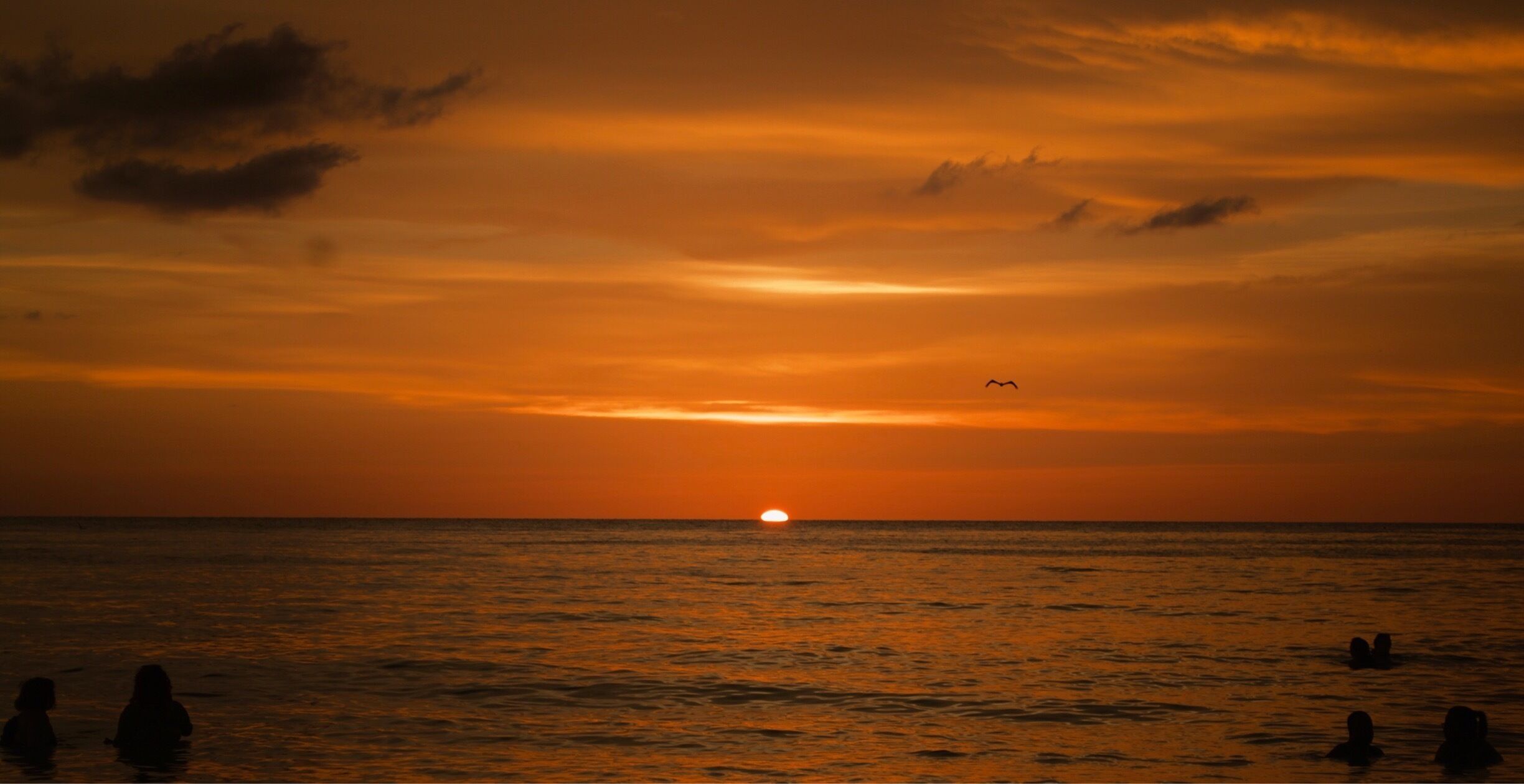 Sunsets and sunrises can be pretty mesmerizing. But if you can ever find one at a beach, it can be surreal.