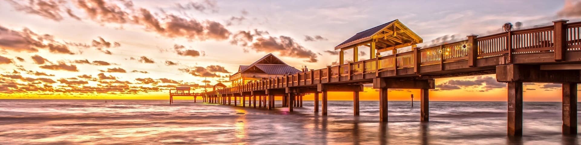 Amazing Sunset at Clearwater Beach, Florida