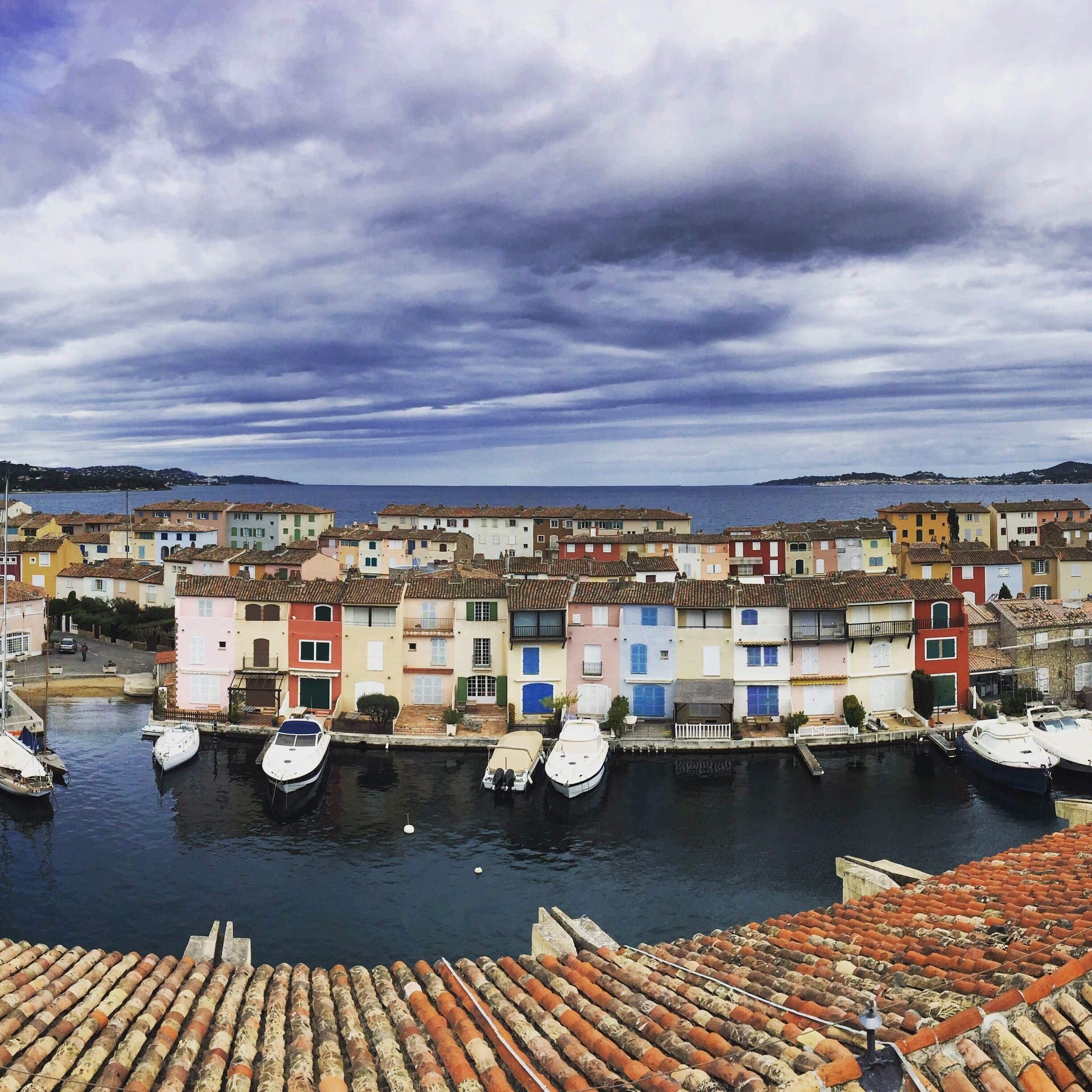 On the #top of the #church of #Port #Grimaud we've got an #amazing #view 