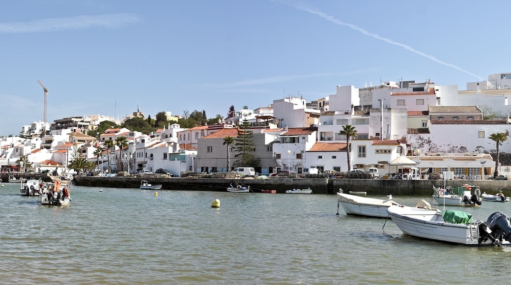 Panorama from Ferragudo in the Algarve in Portugal