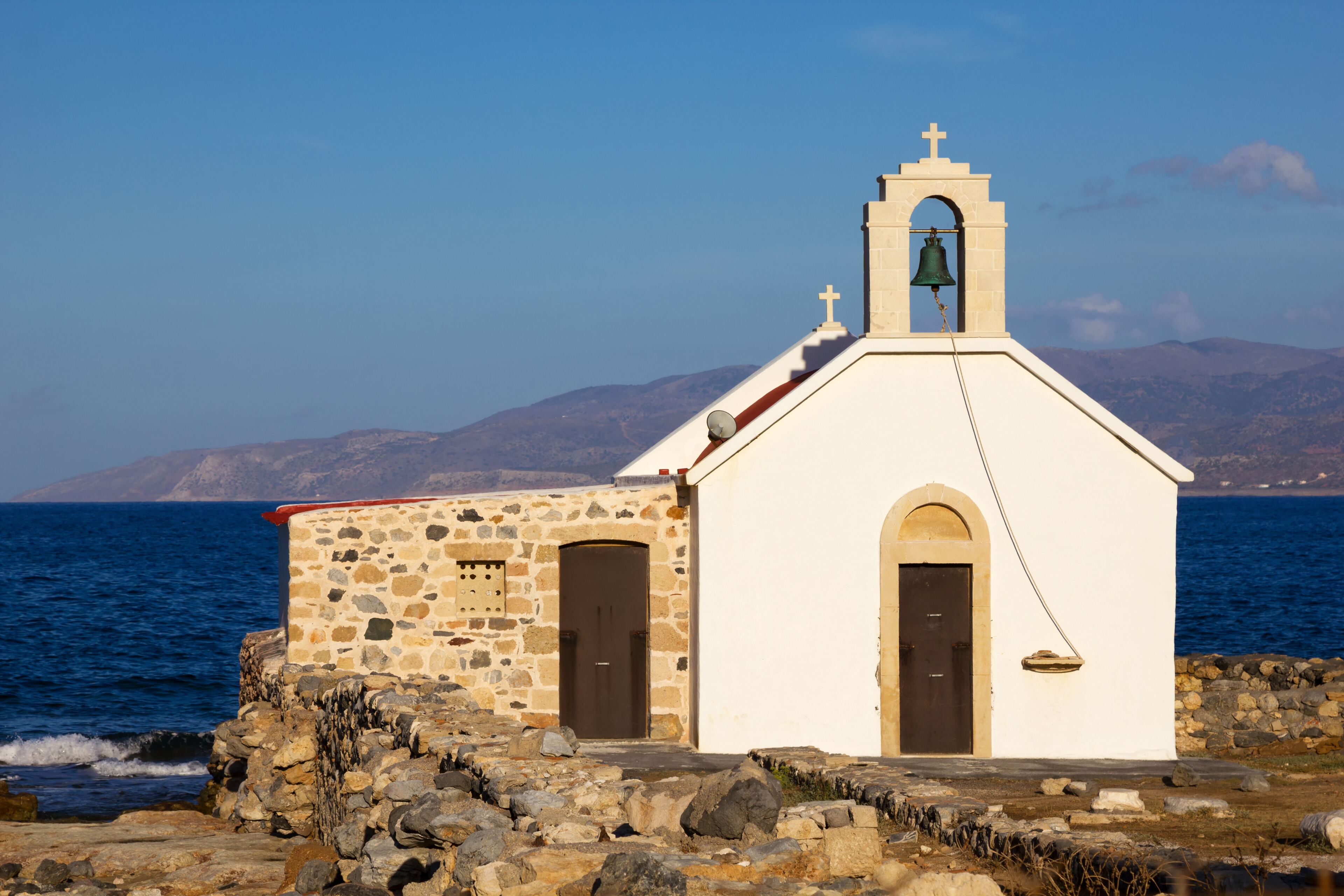 Orthodox Chapel, Chersonisos (Hersonissos), Crete, Greece.