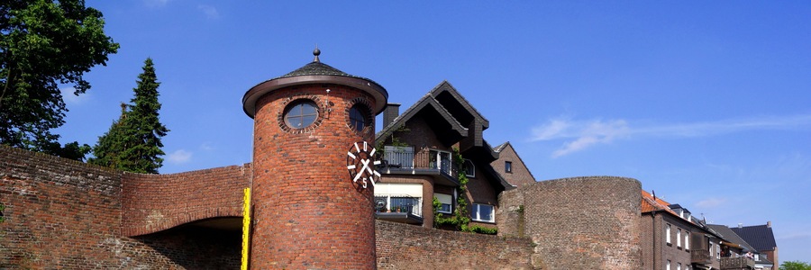 REES am Niederrhein - Stadtpanorama