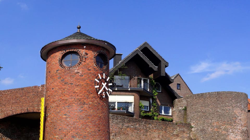 REES am Niederrhein - Stadtpanorama