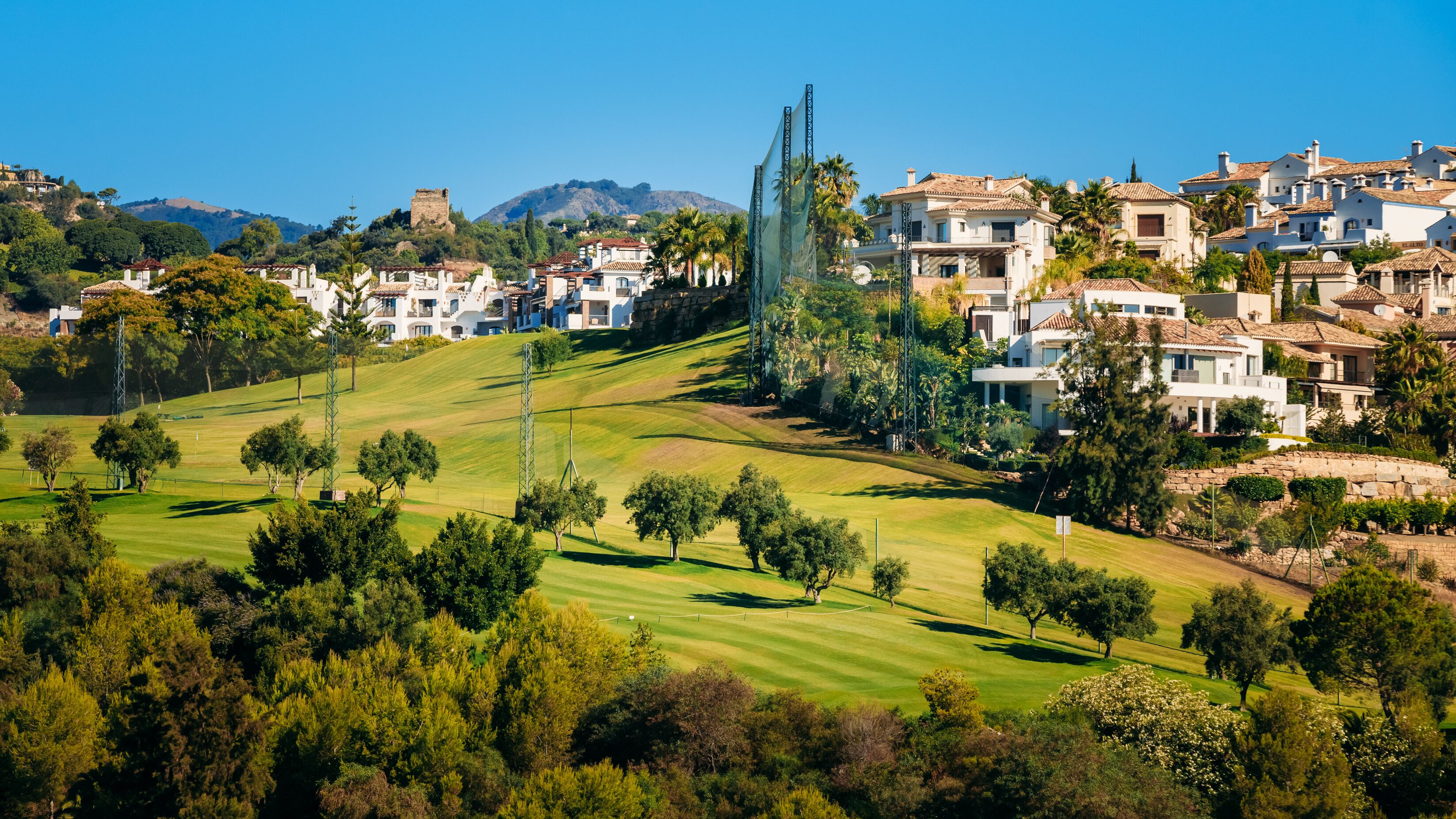 Benahavis In Malaga, Andalusia, Spain. Summer Cityscape. Village