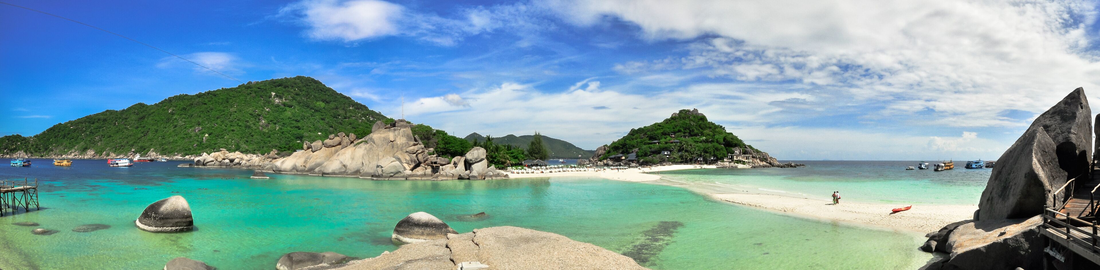 Koh Tao Panorama - a paradise island in Thailand.