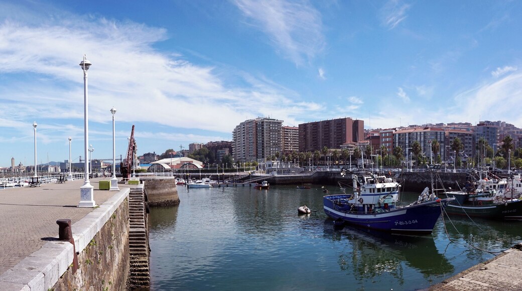Port in Santurtzi, Spain.