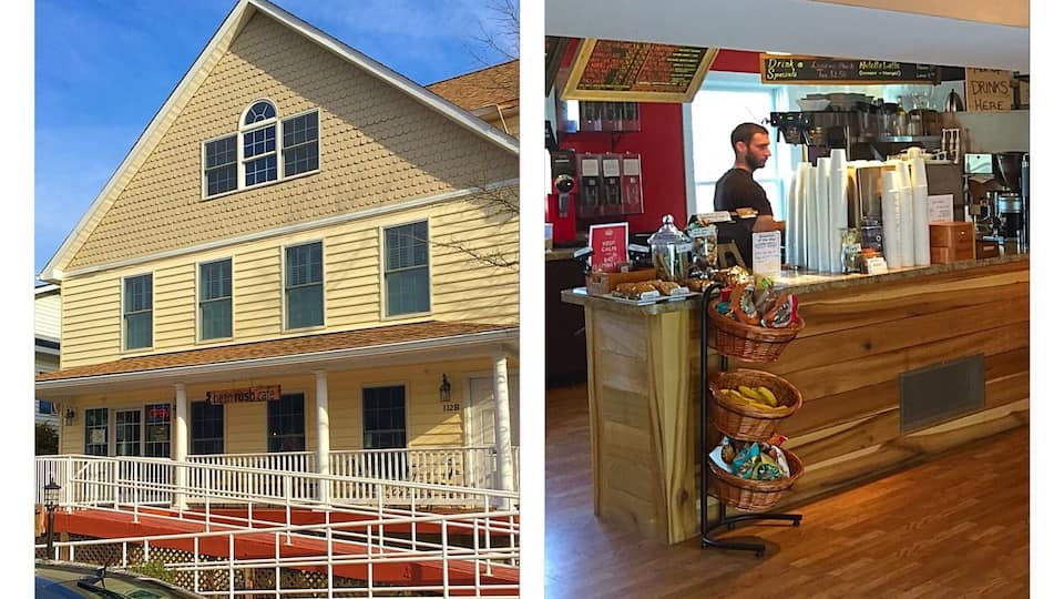 Glad i had time to check out this .coffee house in Annapolis this morning. Located in the West Annapolis about 1-2 miles from downtown Bean Rush was excellent. I had a Flat White (think latte with less foam) and it had great flavor. Wish i could have stayed a while since they had ma very nice seating area. Bean Rush is located on a street with a bunch of little houses, most of which seem to be small boutiques, artists, and other interesting things. I will definitely hit this coffee house up on tripos to Annapolis.