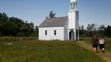 église du village historique acadien
