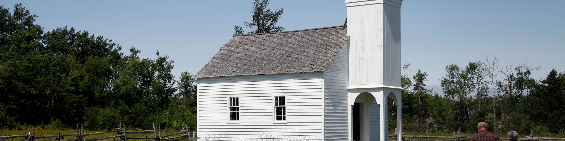 église du village historique acadien