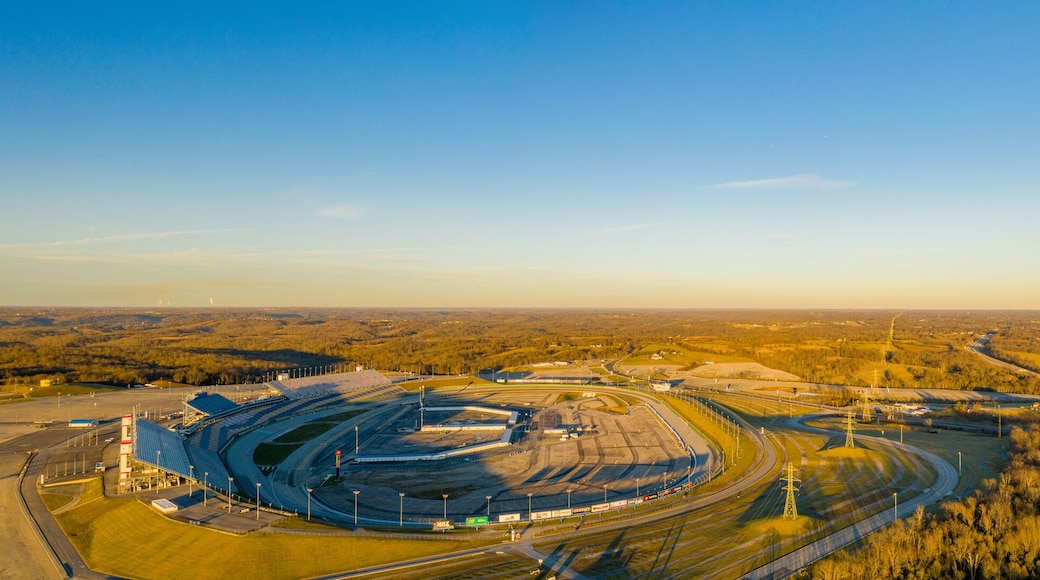 Kentucky Speedway aerial wide angle panoramic photo