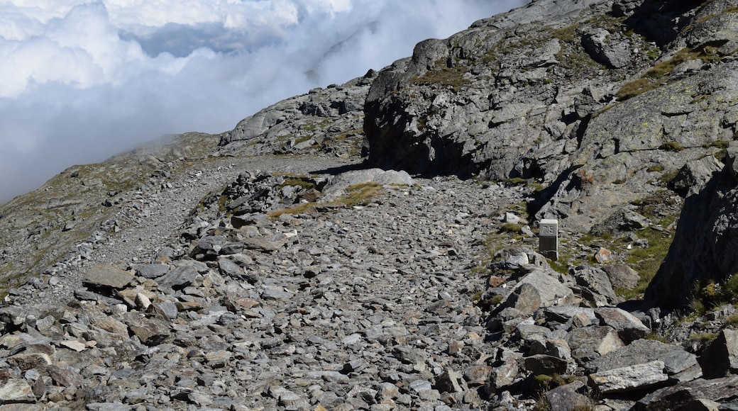 Strada militare Bivio Varisello - Giaset - Malamot; stato al km. 7,5