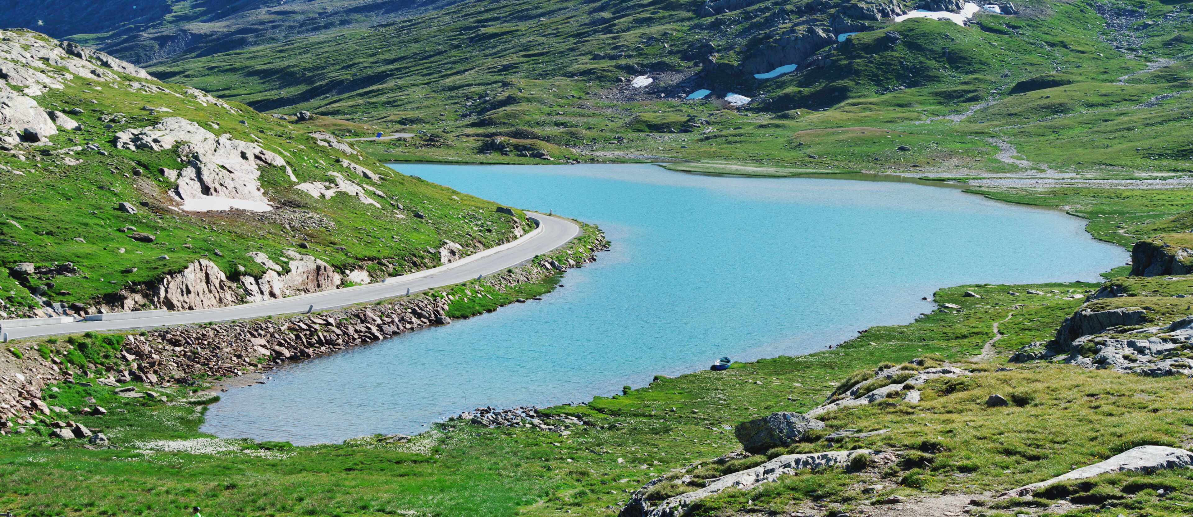 Lago Bianco near Gavia Pass, Italy
