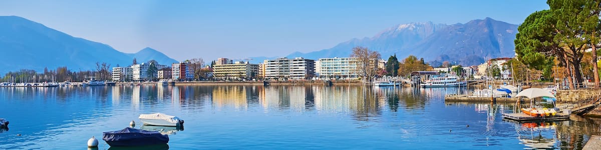Lake Maggiore panorama, Locarno, Switzerland