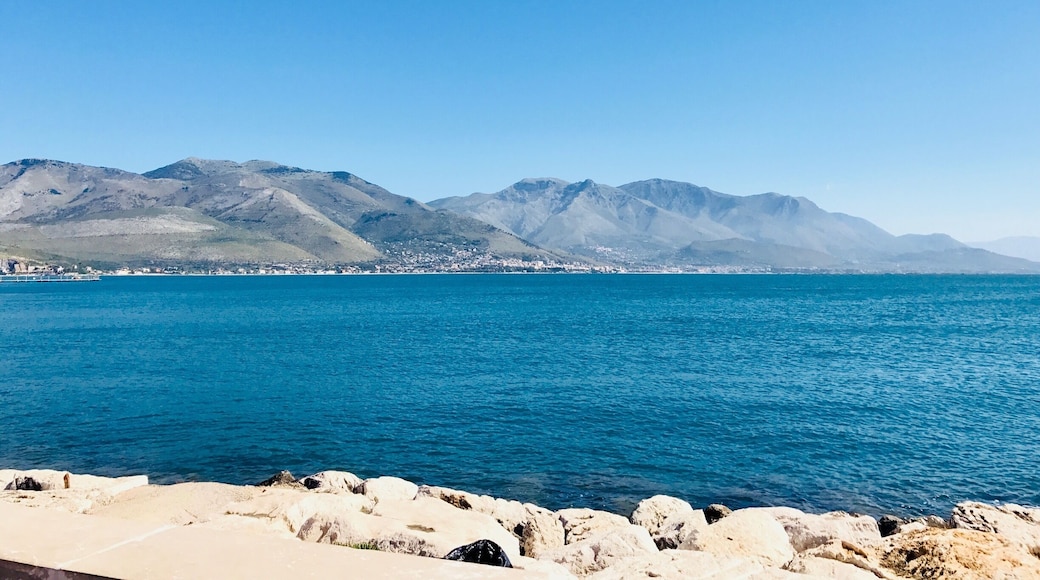 Water so blue and so clear! The walk from Gaeta to old Gaeta provides views like this! Wonderfully delightful town.